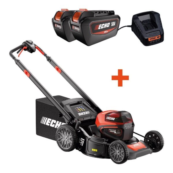 ECHO Akku Rasenmäher DLM-5100SP inkl. 2x 5,0Ah Akku und Schnellladegerät