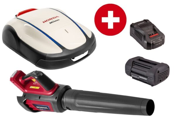 Honda Mähroboter Miimo HRM 1500 live Set Akku-Laubbläser inkl. Laubbläser, Akku und Ladegerät