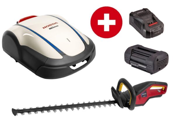 Honda Mähroboter Miimo HRM 4000 live Set Akku-Heckenschere inkl. Heckenschere, Akku und Ladegerät