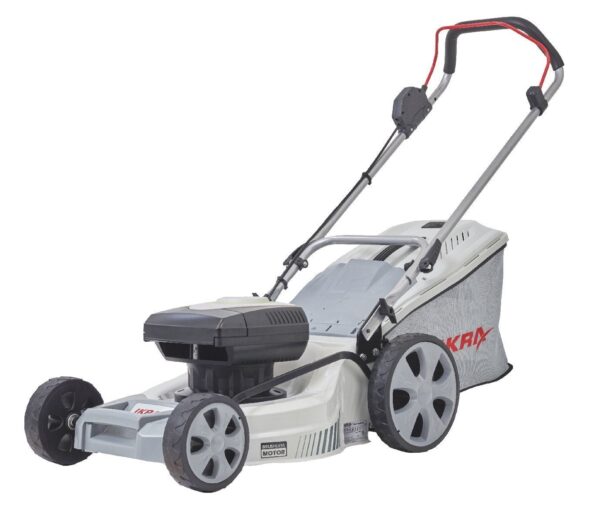 IKRA Akku 3in1 Stahldeck Rasenmäher IAM 40-4325 ohne Akku und Ladegerät - Mulchmäher