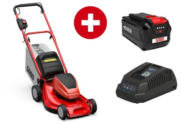 Sabo Akku-Rasenmäher 40-Accu - ohne Akku und Ladegerät