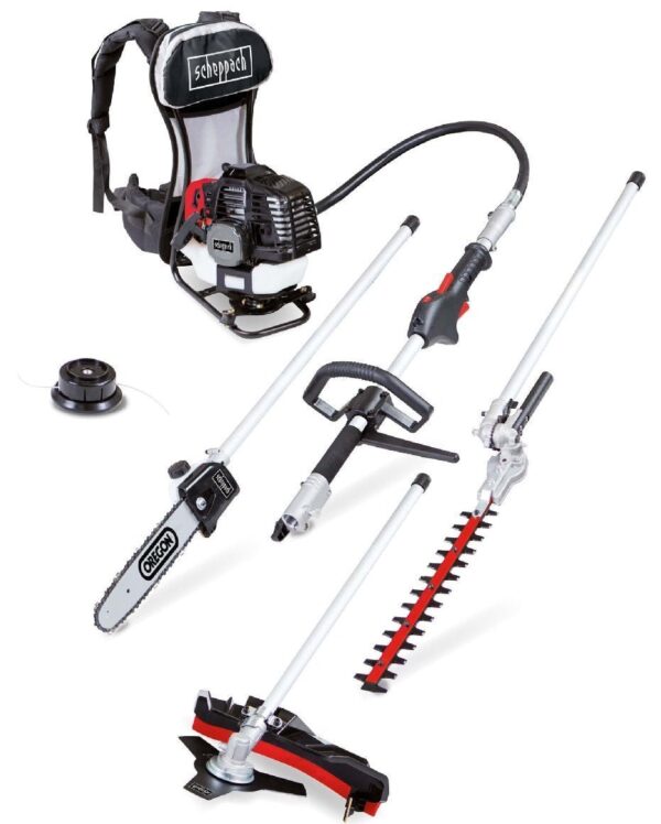 Scheppach Benzin-4 in 1 Multigartengerät MFH5300-4BP