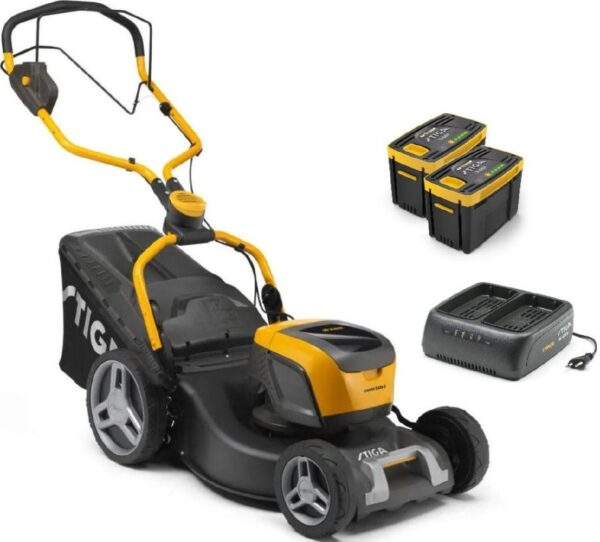 Stiga Akku-Rasenmäher mit Radantrieb Combi 548e S Kit inkl. Akku und Ladegerät