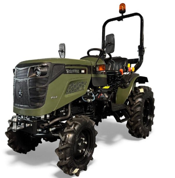Startrac Allrad-Kleintraktor 22 Nato-Grün mit Ackerstollenbereifung